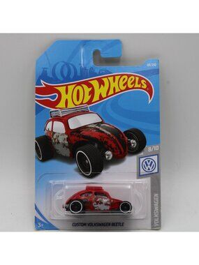Hot Wheels Custom Volkswagen Beetle Red 2019 Volkswagen 8/10 69/250